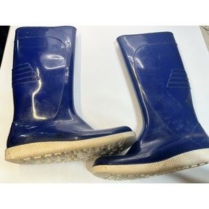 UB Italian Rain Boots Blue Size 38 US Size 7